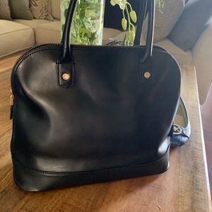 Brooks Brother Leather Bowling Handbag 👜